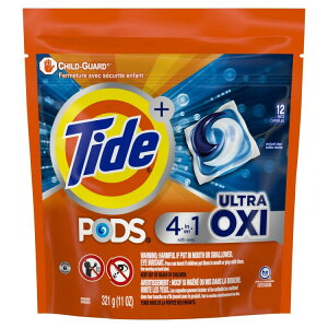 yAJEH}[giz^Ch |bY t̐܃JvZ Eg ILV 12 Tide PODS Laundry Detergent Packs, Ultra Oxi, 12 Count y񂹏izy킹Ĕz