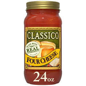 �N���V�R 4��̃`�[�Y�p�X�^�\�[�X 680g Classico Four Cheese Pasta Sauce, 24 oz Jar �y�����񂹏��i�z