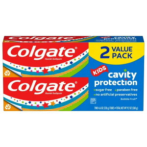 �y�|�C���gUP��16��20��-27��9���z�R���Q�[�g �L�b�Y �L���r�e�B�v���e�N�V���� ���݂����� �t�b�f�z�� �}�C���h�o�u���t���[�c 130g 2�{�Z�b�g Colgate Kids Cavity Protection Toothpaste with Fluoride, Mild Bub