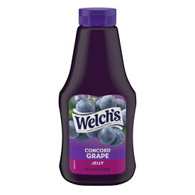 ウェルチ コンコードグレープゼリー 566g スクイーズボトル Welch's Concord Grape Jelly, 20 oz Squeeze Bottle 【お取り寄せ商品】