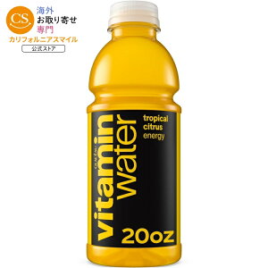 �r�^�~���E�H�[�^�[ �G�i�W�[ �g���s�J���V�g���X�t���[�o�[�E�H�[�^�[ 591ml 1�{ vitaminwater Energy Tropical Citrus Flavored Water Beverage 20 fl oz Bottle �y�����񂹏��i�z