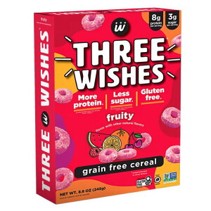 �X���[�E�B�b�V���Y �t���[�e�B�[ �O���C���t���[�V���A�� Three Wishes Grain Free Cereal, Fruity, Gluten-Free �y�����񂹏��i�z