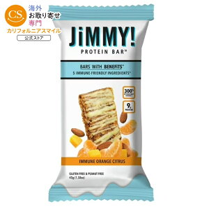 �W�~�[ �C�~���[�� �I�����W�V�g���X �v���e�C���o�[ 12�{�� JiMMY! Immune Orange Citrus Burst Protein Bars, 12 Count �y�����񂹏��i�z