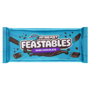 yAJEH}[giztB[X^uY ~X^[r[Xg _[N `R[g o[ 60g Feastables MrBeast Dark Chocolate Bar, 2.1 oz (60g), 1 Count y񂹏iz