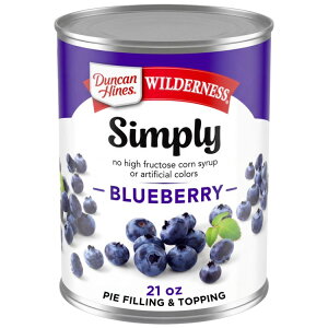 �_���J���n�C���Y �E�B���_�l�X �u���[�x���[�p�C�t�B�����O���g�b�s���O 595g Duncan Hines Wilderness, Blueberry Pie Filling and Topping 21 oz. �y�����񂹏��i�z