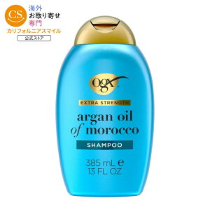 OGX �G�N�X�g���X�g�����O�X �A���K���I�C�� �I�u �����b�R �n�C�h���[�e�B���O �V�����v�[ 385ml OGX Extra Strength Argan Oil of Morocco Hydrating Shampoo 13 fl. oz �y�����񂹏��i�z