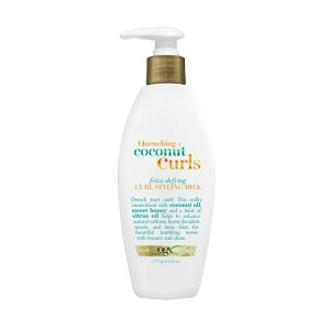 【アメリカウォルマート品】OGX クエンチング+ココナッツカールズ フリッズディファイ カールスタイリングミルク 177ml OGX Quenching + Coconut Curls Frizz-Defying Curl Styling Milk 6 fl oz 【お取り寄せ商