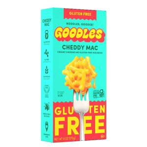 �O�b�h���Y �O���e���t���[ �`�F�f�B�}�b�N �}�J���j���`�[�Y 170g Goodles Gluten Free Cheddy Mac Creamy Cheddar Protein Macaroni Noodles & Cheese - 6oz �y�����񂹏��i�z