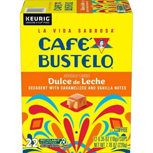 �J�t�F�u�X�e�� �h�D���Z�f���`�F���� �R�[�q�[�J�v�Z�� K�J�b�v 22���� Cafe Bustelo Dulce de Leche Artificially Flavored Coffee, 22 Ct. K Cup pods �y�����񂹏��i�z