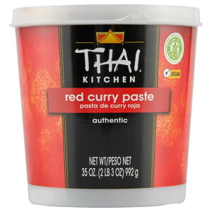�y�|�C���gUP��1��-11��2���z�^�C�L�b�`�� ���b�h�J���[�y�[�X�g 992g Thai Kitchen Red Curry Paste, 35.0 oz Cup �y�����񂹏��i�z