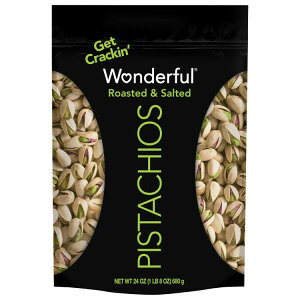 yAJEH}[giz_tsX^`I kt[Xg\g ibc 680g Wonderful Pistachios, In-Shell Roasted & Salted Nuts, 24 Ounce y񂹏iz