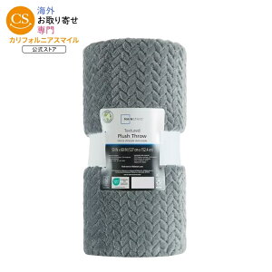 �y����|�C���gUP��1��-11��10���z���C���X�e�C�Y �e�N�X�`���[�v���b�V���X���[�u�����P�b�g �O���[ ��127×152cm Mainstays Cozy Textured Plush Throw Blanket, Grey, 50inchx60inch All Ages �y�����񂹏��i�z