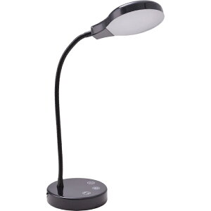 �y�E�H���}�[�g�u�����h�z���C���X�e�C�Y ����LED�f�X�N���C�g USB�|�[�g�t �u���b�N Mainstays Modern Dimmable LED Desk Lamp with USB Charging Port, Black Finish, for All Ages �y�����񂹏��i�z
