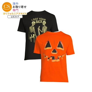 �y�E�H���}�[�g�u�����h�z�E�F�C�g�D�Z���u���[�g T�V���c �����Y 2���Z�b�g �n���E�B�� Halloween Men's and Big Men's Costume Graphic Tees, 2-Pack �y�����񂹏��i�z