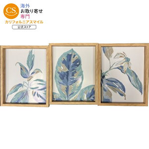 �r���[�e�B�t�� �o�C �h�����[�E�o�����A �{�^�j�J���E�H�[���A�[�g3�_�Z�b�g ��28×36cm �u���[�O���[�� Beautiful Botanical Wall Art Set 3-Piece 11in x 14in Blue Green �y�����񂹏��i�z