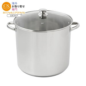 �y�E�H���}�[�gPB�z���C���X�e�C�Y �X�e�����X��^�� �K���X�W�t�� ��19L Mainstays Stainless Steel 20-Quart Stock Pot with Glass Lid �y�����񂹏��i�z