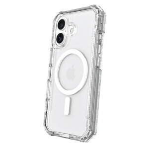 �I�� MagSafe�Ή��ϏՌ��P�[�X �N���A iPhone17�Ή� onn MagSafe Compatible Rugged Phone Case for iPhone 17 - Clear �y�����񂹏��i�z