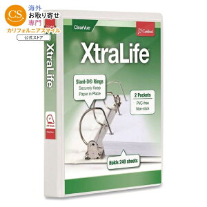 �y�|�C���gUP��1��-11��2���z�J�[�f�B�i�� XtraLife ClearVue �m���X�e�B�b�N ���b�L���O 3�X�����gD�����O�o�C���_�[ ��27.9×21.6cm �z���C�g Cardinal XtraLife ClearVue Non-Stick Locking 3 Slant-D Ring Binder 11 x 8.5 