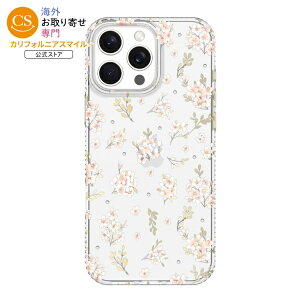 �I�� �t���[�����X�g�[�������P�[�X iPhone16ProMax�Ή� �s���N onn Pink Floral with Gems Phone Case for iPhone 16 Pro Max �y�����񂹏��i�z