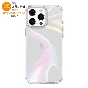�I�� �f�U�C���P�[�X �I�[�����N���A iPhone16ProMax�Ή� onn Fashion Cell Phone Case for iPhone 16 Pro Max, Clear Iridescent Illusion �y�����񂹏��i�z