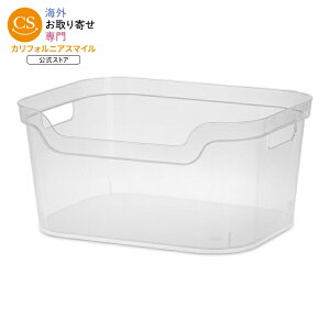 �y�|�C���gUP��18��-30���z�y�E�H���}�[�gPB�z���C���X�e�C�Y �I�[�v�����[�{�b�N�X Mainstays Large Open Bin, Clear Plastic, Easy Access Bin with Scoop Front, Clear �y�����񂹏��i�z