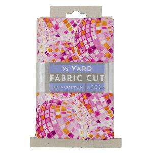 �t�@�u���b�N�G�f�B�V�����Y �R�b�g�����n �f�B�X�R�{�[�� �s���N ��45.7×106.7cm Fabric Editions 18inch x 42inch Cotton Disco Ball Half Yard Precut Sewing & Craf �y�����񂹏��i�z