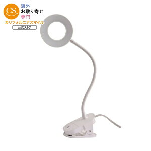 �y�E�H���}�[�gPB�z���C���X�e�C�Y LED�����O���C�g �N���b�v�� �z���C�g Mainstays Modern LED Ring Light Gooseneck Clip Lamp, White, Matte Finish, Suitable for A �y�����񂹏��i�z