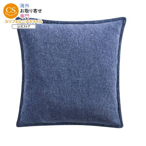 �y�E�H���}�[�g�u�����h�z���C���X�e�C�Y �V�F�j�[���N�b�V���� ��56×56cm �u���[ Mainstays 22inch x 22inch Blue Chenille Flange Decorative Throw Pillow �y�����񂹏��i�z
