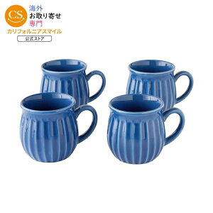 �y�E�H���}�[�g�u�����h�z�p�C�I�j�A�E�[�}�� �R���b�g �X�g�[���E�F�A �}�O�J�b�v 4�� �u���[ The Pioneer Woman Colette 12-Ounce Stoneware Mugs, Blue, Set of 4 �y�����񂹏��i�z