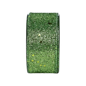 �y�|�C���gUP��18��-30���z�O�E�F���X�^�W�I ���C�g�O���[�� �O���b�^�[���{�� ��3.8cm��×��2.7m Gwen Studios 1.5inch Light Green Glitter Ribbon, 3 yards �y�����񂹏��i�z
