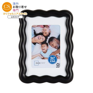 �y�E�H���}�[�gPB�z���C���X�e�C�Y �t�H�g�t���[�� ��9×13cm �u���b�N �E�F�[�u ���p Mainstays ? 3.5x5 Picture Frame ? Black Wavy Tabletop Photo Frame �y�����񂹏��i�z