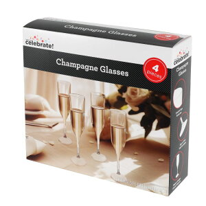 �y�E�H���}�[�gPB�z�E�F�C�g�D�Z���u���[�g �V�����p���O���X ��148ml 4�� 4 Champagne Glasses, 5 FL OZ, 4 Pieces, by Way to Celebrate �y�����񂹏��i�z