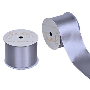 �y�|�C���gUP��18��-30���z�O�E�F���X�^�W�I �O���[ �T�e�����{�� ��5.7cm��×��3.7m Gwen Studios 2 1/4inch Gray Satin Ribbon, 4 Yards �y�����񂹏��i�z
