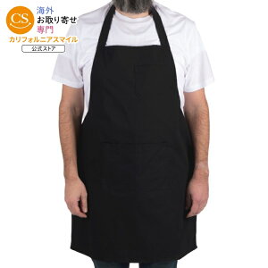 �y�E�H���}�[�gPB�z���C���X�e�C�Y �R�b�g���L�b�`���G�v���� �u���b�N ��71×81cm Mainstays Chef Kitchen Apron, 28inch x 32inch Cotton Bib Apron with Pockets for Cooking, �y�����񂹏��i�z