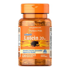 Lutigold eC 20mg 120 \tgWFJvZ Puritans Prideis[^YvChj Puritans Pride Lutein 20 mg with Zeaxanthin 120 Softgelsy񂹏izy킹Ĕz