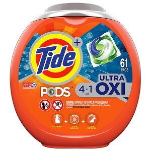 yߗށEGЗނ̐Ɂz^Ch pWF{[ ߗ  ^Ch|bY 4 in 1 EgILV 61 Tide PODS 4 in 1 Ultra Oxi Laundry Detergent Soap