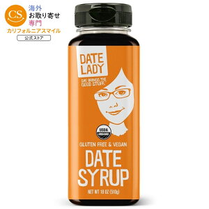 �f�[�c���f�B �I�[�K�j�b�N�f�[�c�V���b�v 510g �X�N�C�[�Y�{�g�� Date Lady Organic Date Syrup 18 oz Squeeze Bottle �y�����񂹏��i�z