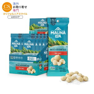 �}�E�i���A �V�[�\���g ���[�X�g �}�J�_�~�A�i�b�c 12�ܓ��� Mauna Loa Sea Salt Roasted Macadamia Nuts, 12 Pack of 1 oz Single Serve Snack �y�����񂹏��i�z