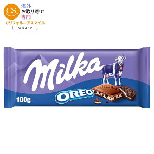 �~���J���I���I �`���R���[�g�o�[ 100g Milka & Oreo Chocolate Bar 100g �y�����񂹏��i�z