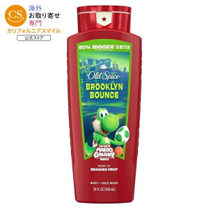 [�����]�I�[���h�X�p�C�X �{�f�B�E�H�b�V�� �X�[�p�[�}���I�M�����N�V�[���[�r�[ �X�����X�[�p�[ �u���b�N�����o�E���X �X�}�b�V���h�t���[�c 709ml Old Spice Body Wash Super Mario Galaxy Movie Brooklyn