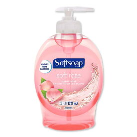 【手洗いに】ソフトソープ リキッドハンドソープ ソフトローズ 221ml (7.5floz) Softsoap Liquid Hand Soap Soft Rose 海外 定番 ハンドウォッシュ 人気 おすすめ
