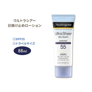 j[gW[i EgVA[ TXN[[V Ă~ SPF55 88ml (3.0oz) Neutrogena Ultra Sheer Dry-Touch Sunscreen Lotiony񂹏izy킹Ĕz