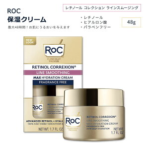 bN `m[ RNV CX[WO }bNX nCh[VN[  48g (1.7oz) RoC RETINOL CORREXION Line Smoothing Max Hydration Cream Fragrance Free XLPA ێN[y