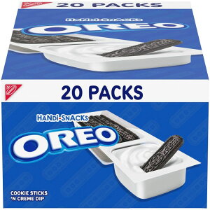 ySiΏہE펞2300~E3800~E41000~OFFN[|znfBXibN II NbL[XeBbNN[fBbv XibNpbN 20pbN Handi-Snacks OREO Cookie Sticks 'N Creme Dip Snack Pa