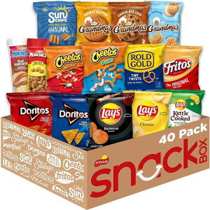 yő1000~OFFN[|ztg[ AeBbg NVbN XibN oGeBA\[g(40) Frito Lay Ultimate Classic Snacks Package, Variety Assortment of Chips, Cookies, Crackers, & Nuts, (Pack of 40) 