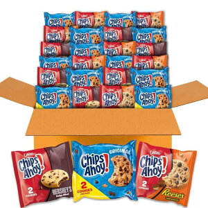 ySiΏہE펞2300~E3800~E41000~OFFN[|z`bvX AzCI `R[g`bvNbL[oGeBpbN 50 CHIPS AHOY! Cookie Variety Pack, Original Chocolate Chip 50 Snack Packsy