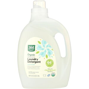 yő1000~OFFN[|zz[t[Y}[Pbg I[KjbN܁i66 񕪁j  2.95L Whole Foods Market, Organic Laundry Detergent (66 HE Loads), Unscented, 100 Fl Ozy񂹏izy킹