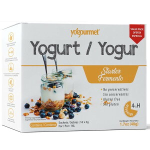 ySiΏہE펞2300~E3800~E41000~OFFN[|z[O [OgX^[^[ pE_[ 3g×16 Yogourmet Yogurt Starter (16 Pack) Oet[ R[V ny񂹏