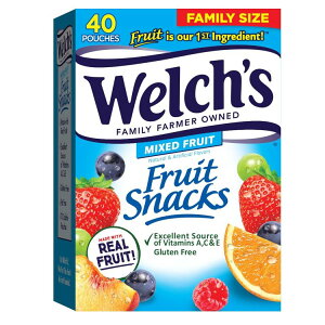 ySiΏہE펞2300~E3800~E41000~OFFN[|zEF` t[cXibN ~bNXt[c oNpbN 40pbNWelch's Fruit Snacks, Mixed Fruit Bulk Pack 0.8 oz (Pack of 40)y