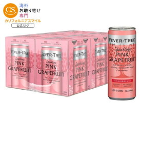 フィーバーツリー スパークリング ピンク グレープフルーツ 250ML 24缶セット Fever Tree Sparkling Pink Grapefruit - Premium Mixer 250 ML Cans - Pack of 24【お取り寄せ商品】【合わせて買いたい】